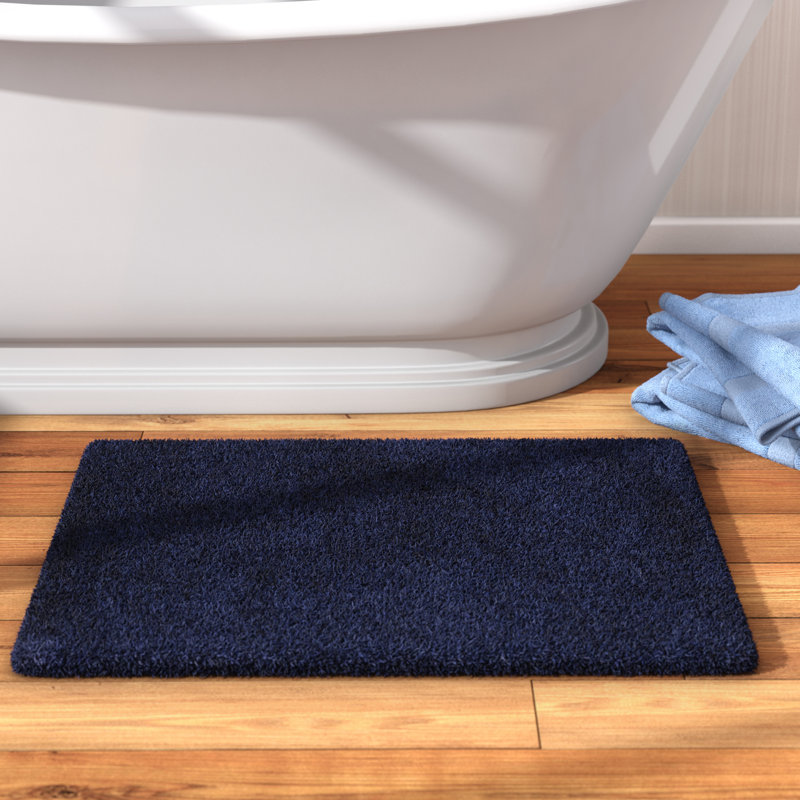 Alcott Hill® Micro 100 Polyester Solid Pattern Tufted Machine Washable